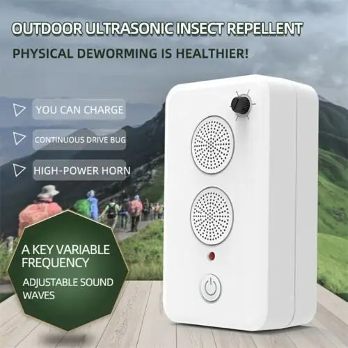 Long Battery Life Removable Rechargeable Mouse Repeller Ultrasonic Household Outdoor Anti-bat Electronic Training Device Garage