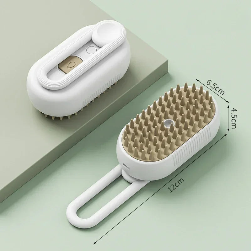 Upgraded Pet Spray Grooming Comb Steamy Floating Hair Removal Cleaning Steam Brush Styling for Dogs Cats Accessories