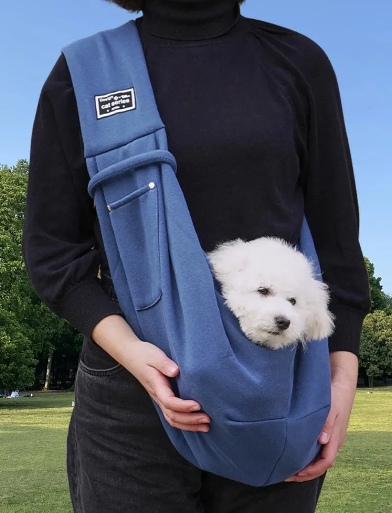 Comfortable Pet Crossbody Shoulder Bag Outdoor Travel Portable Cat Puppy Sling Carrier Bag Dog Carrying Supplies