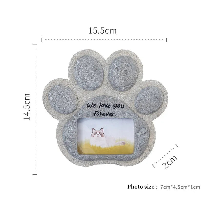 Pet Dog Tombstone Creative Resin Simulation Memorial Stone Cat Tombstone Small Animal Sacrifice Monument Handicraft Ornaments