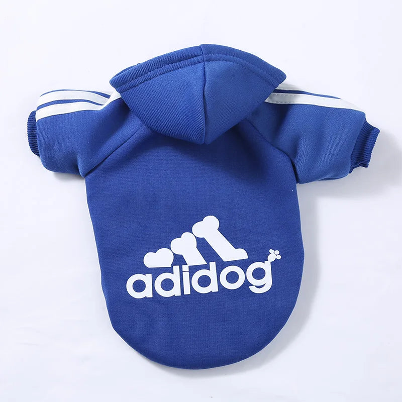 XS-5XL Adidog Pet Dog Clothes for Small Medium Big Large Dogs Cotton Hooded Sweatshirt Hot Selling Warm Two-Legged Pets Jacket