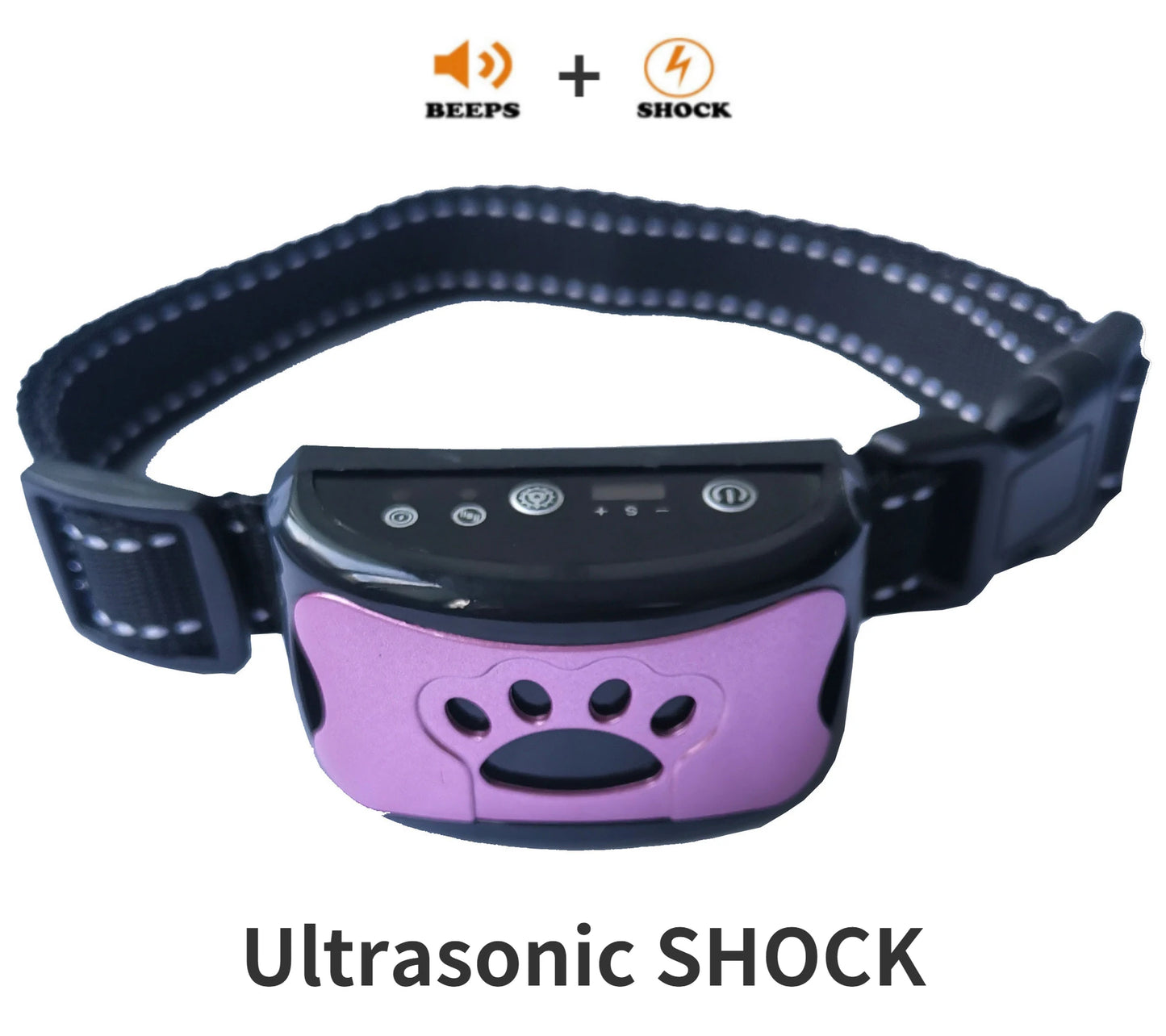 Pet Dog Anti Barking Device USB Electric Ultrasonic Dogs Training Collar Dog Stop Barking Vibration Anti Bark Collar wholesale