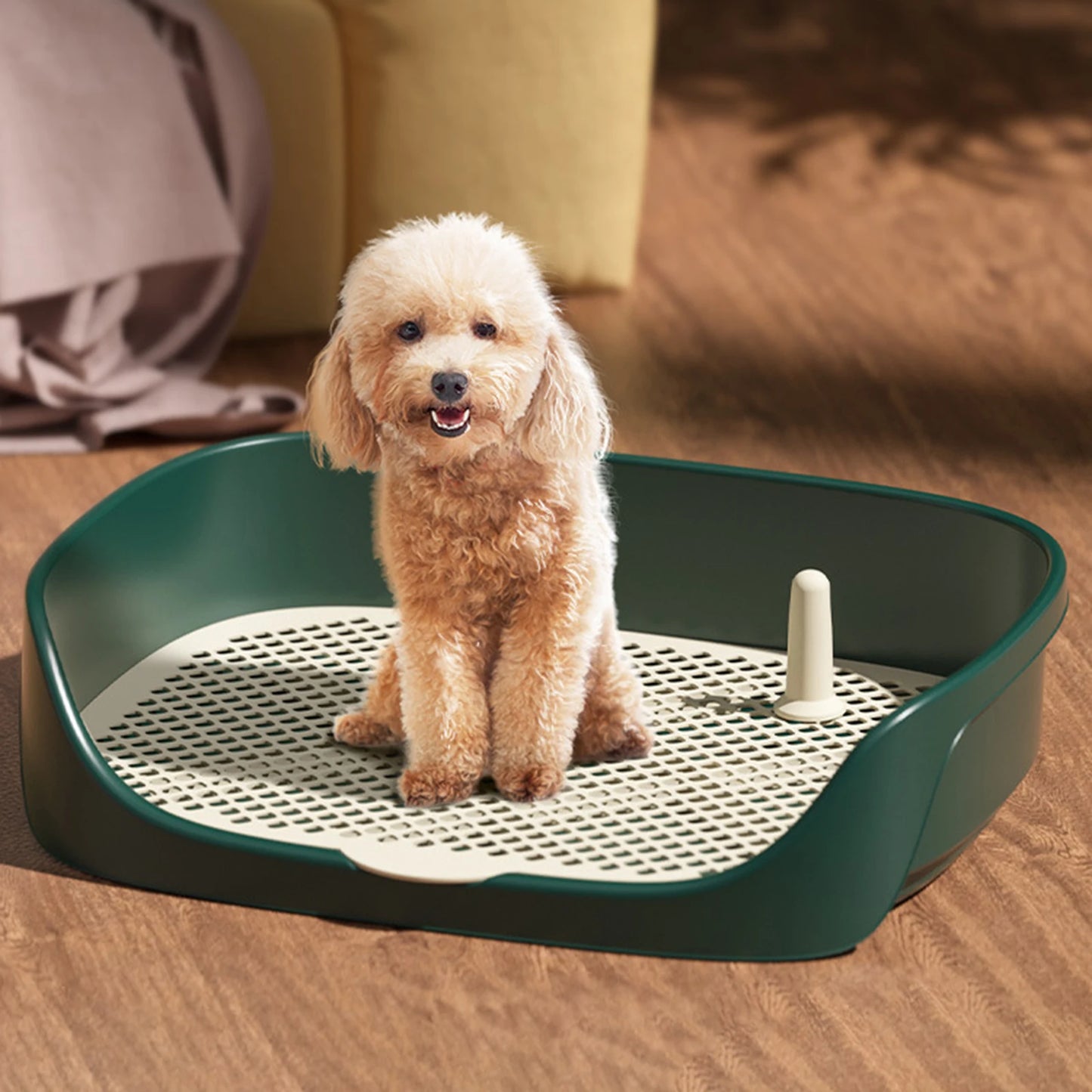 Pet Dog Toilet Portable Dog Potty Pan Trainer Litter Box Anti-Splash Pets Wc Toilet Puppy Kitten Cleaning Tool