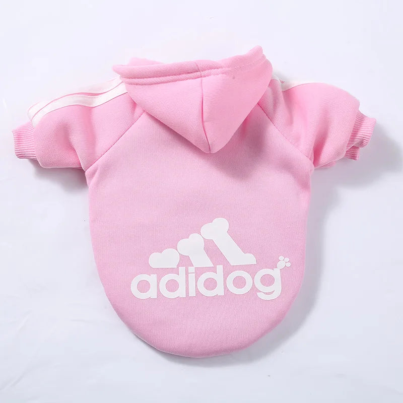 XS-5XL Adidog Pet Dog Clothes for Small Medium Big Large Dogs Cotton Hooded Sweatshirt Hot Selling Warm Two-Legged Pets Jacket