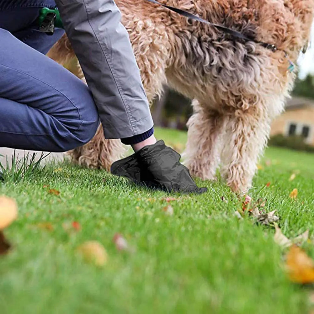 Pet Poop Bag Solid Color Printed Pet Garbage Bag Clean Poop Bag Dog Walking Portable Poop Bag For Dogs Litter and Housewife Bags