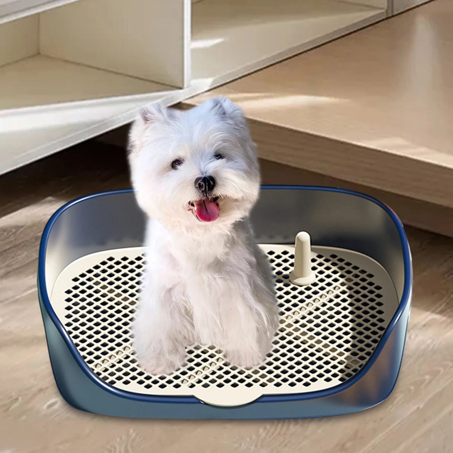 Pet Dog Toilet Portable Dog Potty Pan Trainer Litter Box Anti-Splash Pets Wc Toilet Puppy Kitten Cleaning Tool