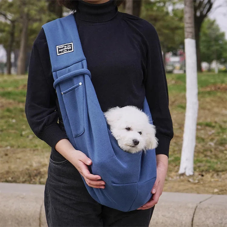 Comfortable Pet Crossbody Shoulder Bag Outdoor Travel Portable Cat Puppy Sling Carrier Bag Dog Carrying Supplies