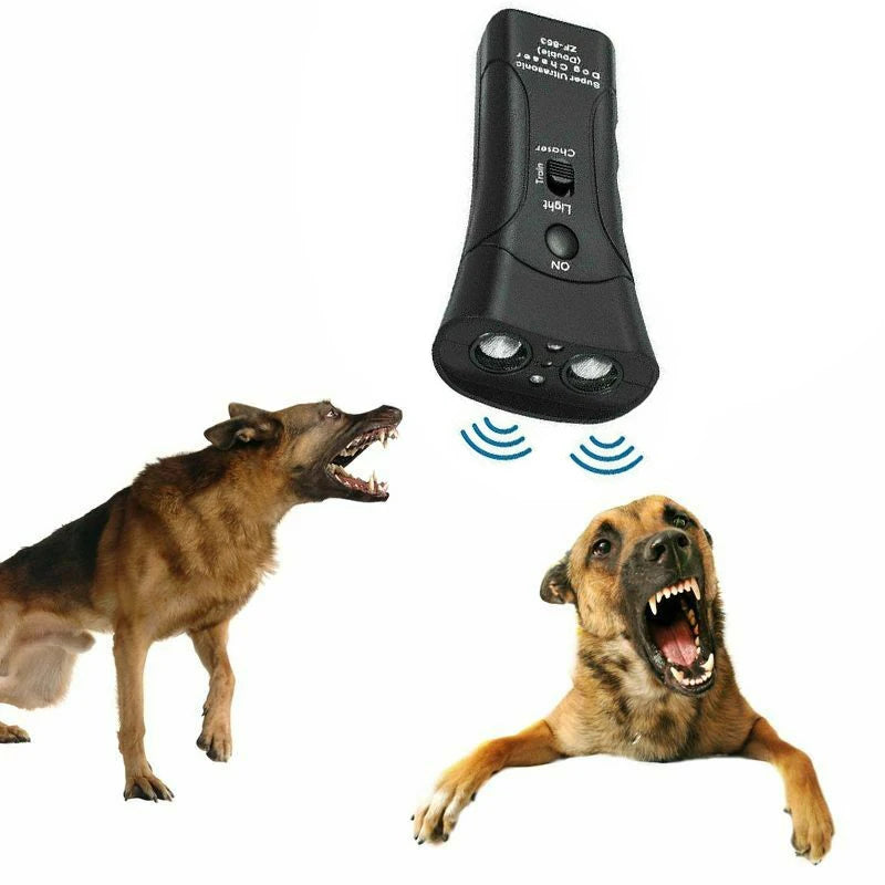 Ultrasonic Dog Trainer Device Electronic Dog Deterrent/Dog Barking Control Devices Training Tool Stop Barking Sonic Dog Repeller