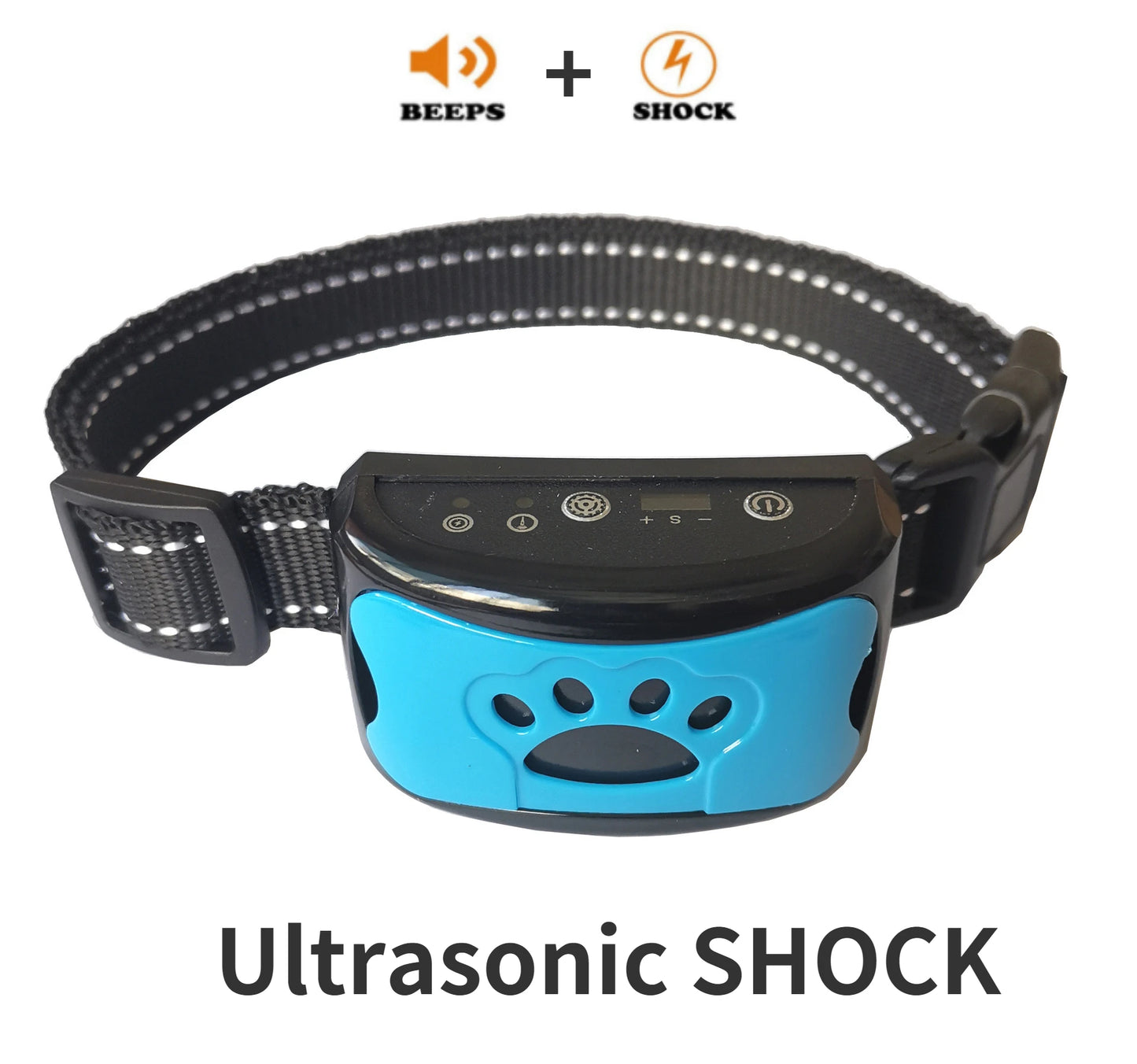 Pet Dog Anti Barking Device USB Electric Ultrasonic Dogs Training Collar Dog Stop Barking Vibration Anti Bark Collar wholesale