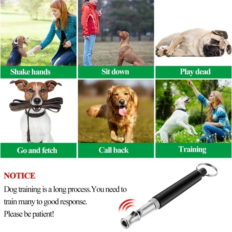 JJYY Ultrasonic Dog Training Deterrent Whistle, Dog Whistle to Stop Barking Bark Control for Dogs Training Deterrent Whistle