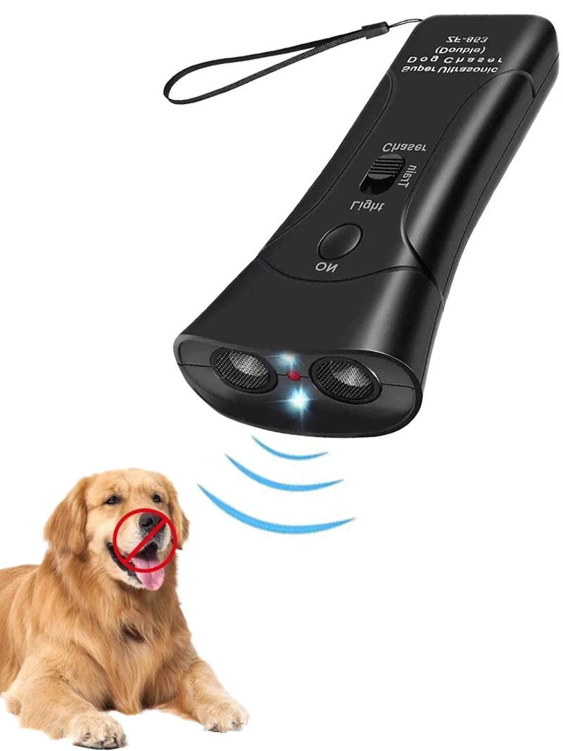 Ultrasonic Dog Trainer Device Electronic Dog Deterrent/Dog Barking Control Devices Training Tool Stop Barking Sonic Dog Repeller