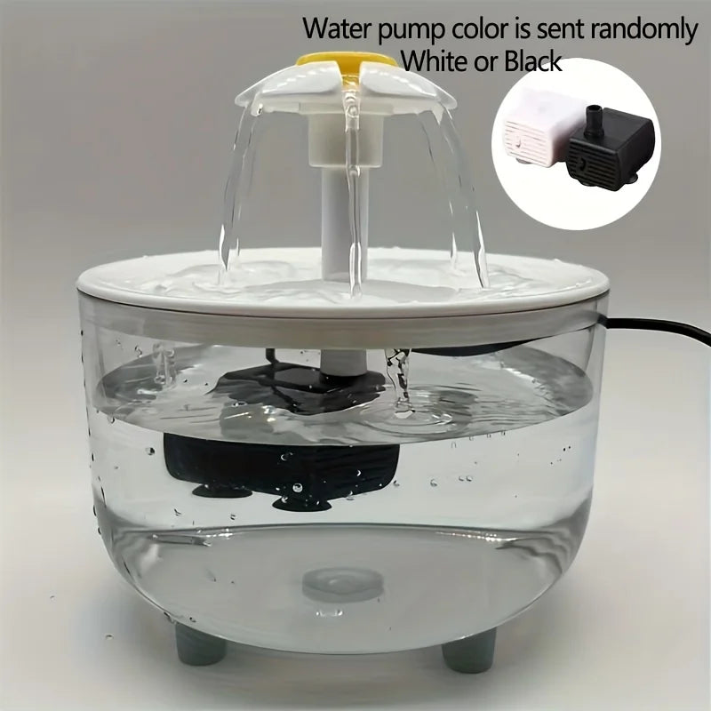 USB Electric Mute 1L Pet Water Fountain Automatic Cat Drink Bowl Filter Pet Drinking Dispenser Drinker For Cats Water Filter