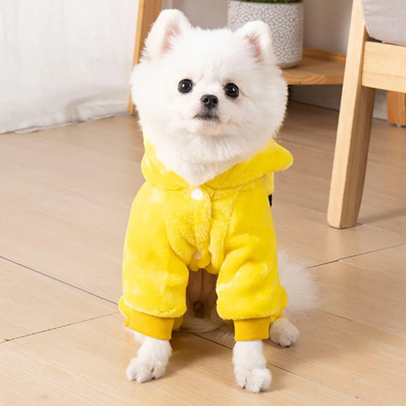 Winter Warm Dog Clothes Pet Clothes for Small Medium Dogs Chihuahua Teddy Puppy Cat Dinosaur Outfit Pet Dog Hoodies