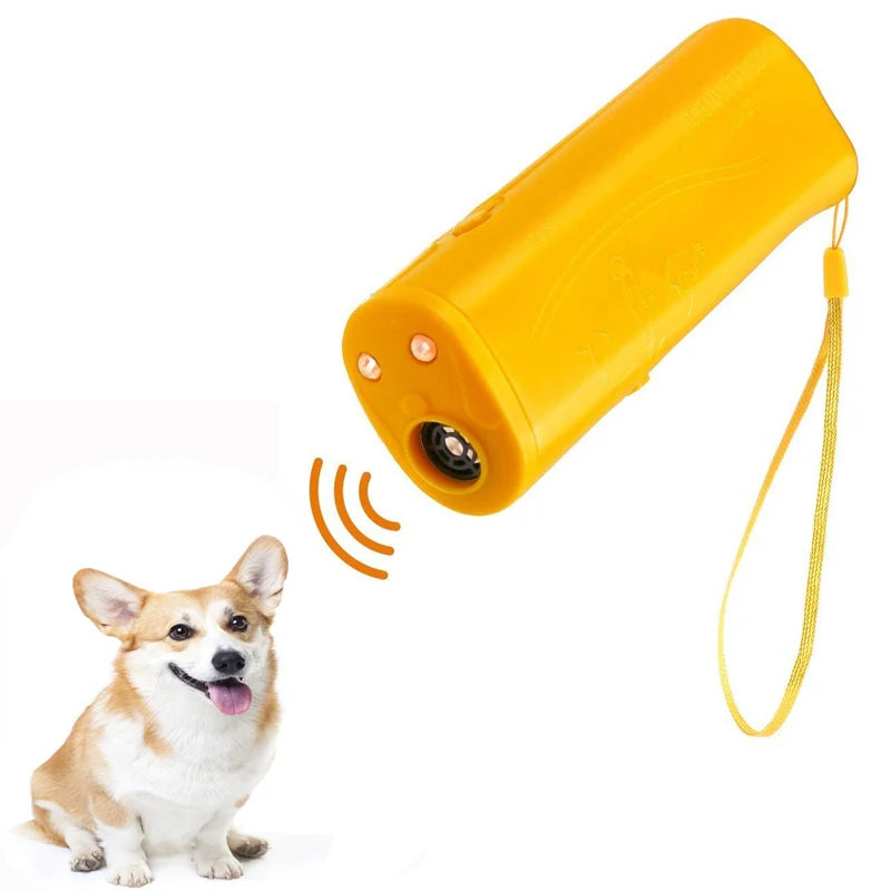 3 In 1 Anti Barking Stop Bark Dog Training Device Dog Training Repeller Control LED Ultrasonic Anti Bark Barking