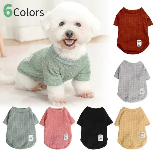 Cute Bear Sweater for Pet, Multi-color Optional, Cat and Dog Clothing, Soft and Comfortable Sweater