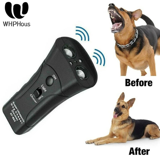 Ultrasonic Dog Trainer Device Electronic Dog Deterrent/Dog Barking Control Devices Training Tool Stop Barking Sonic Dog Repeller