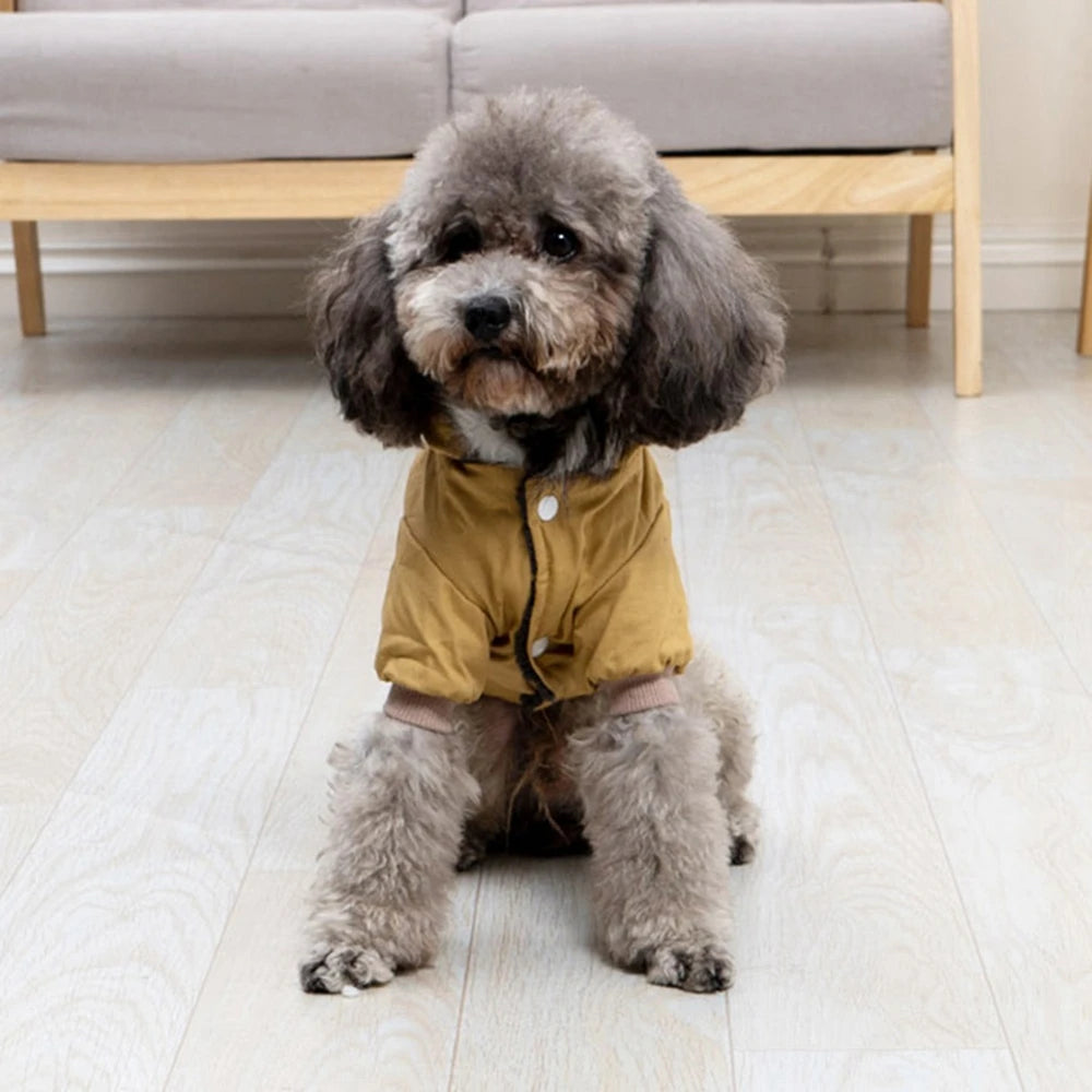 Dog Pet Winter Thickened Hiking Coat With Hooded Coat Soft And Comfortable Dog Coat Jacket Outdoor Sports Pet Clothing